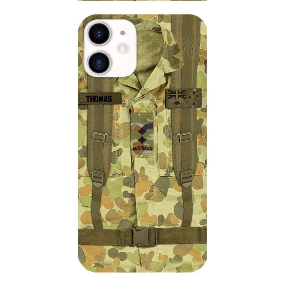 Personalized Australian Army Camo Phone Case Printed 3T 3003