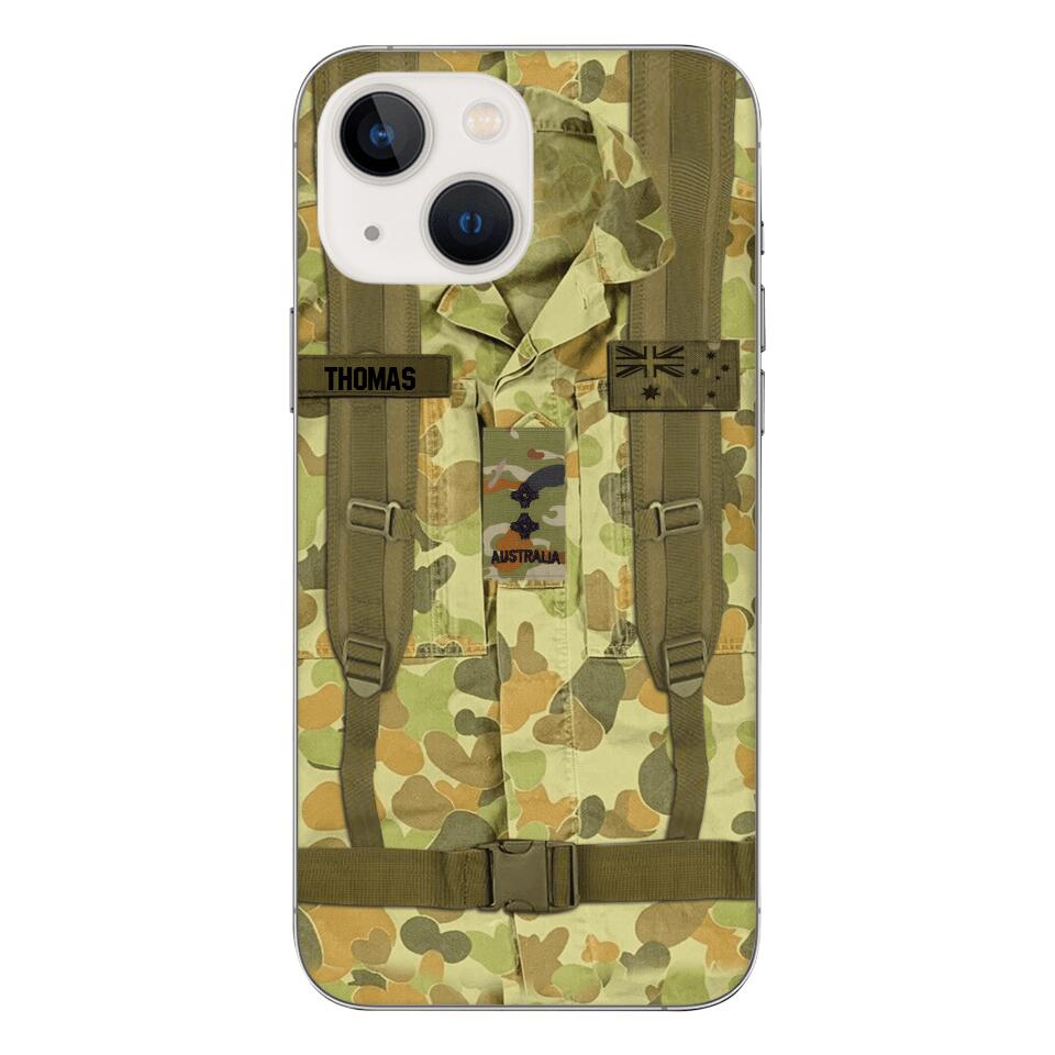 Personalized Australian Army Camo Phone Case Printed 3T 3003