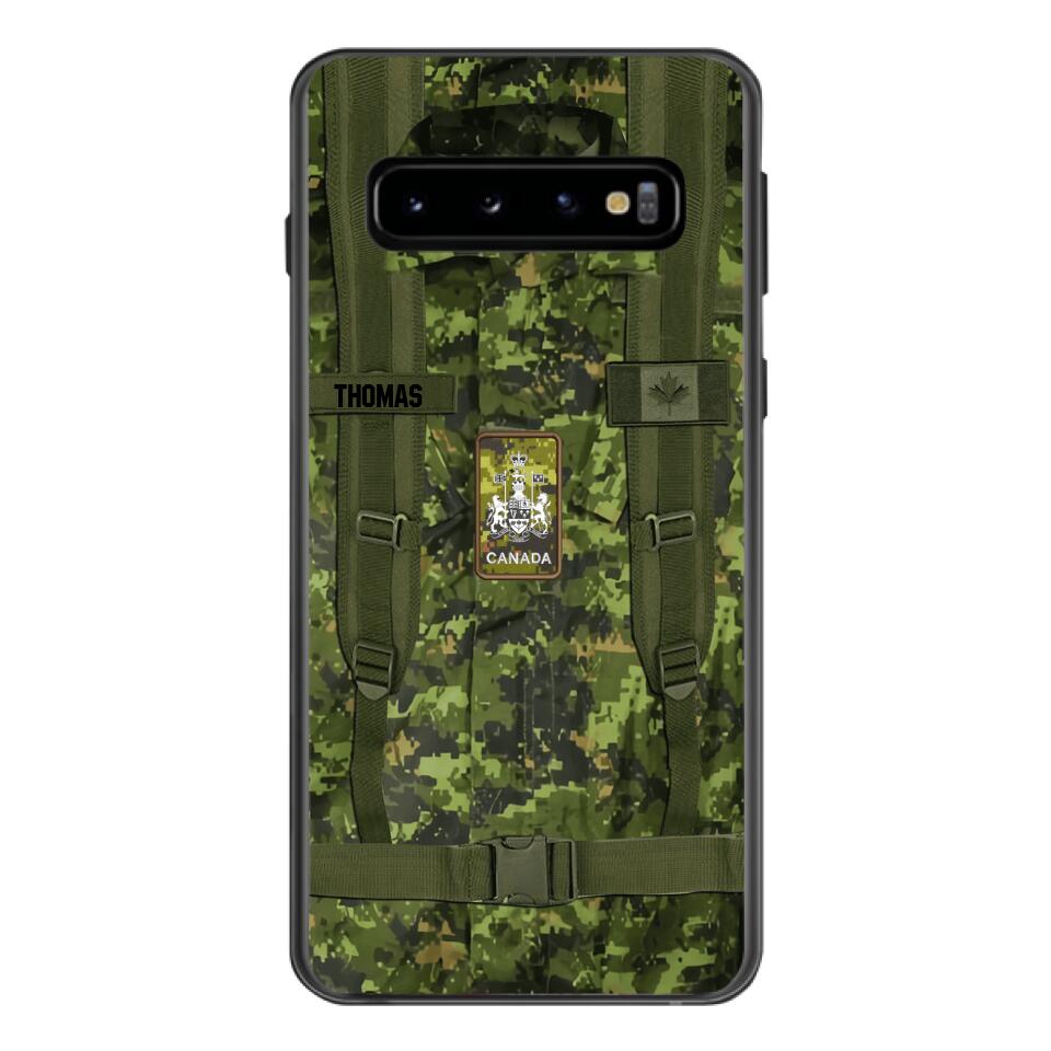 Personalized Canadian Army Camo Phone Case Printed 3T 3003