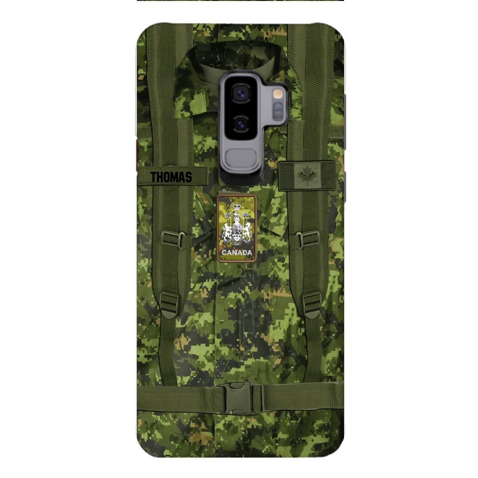 Personalized Canadian Army Camo Phone Case Printed 3T 3003
