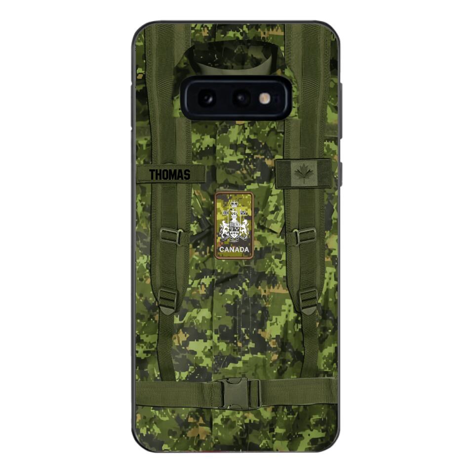 Personalized Canadian Army Camo Phone Case Printed 3T 3003