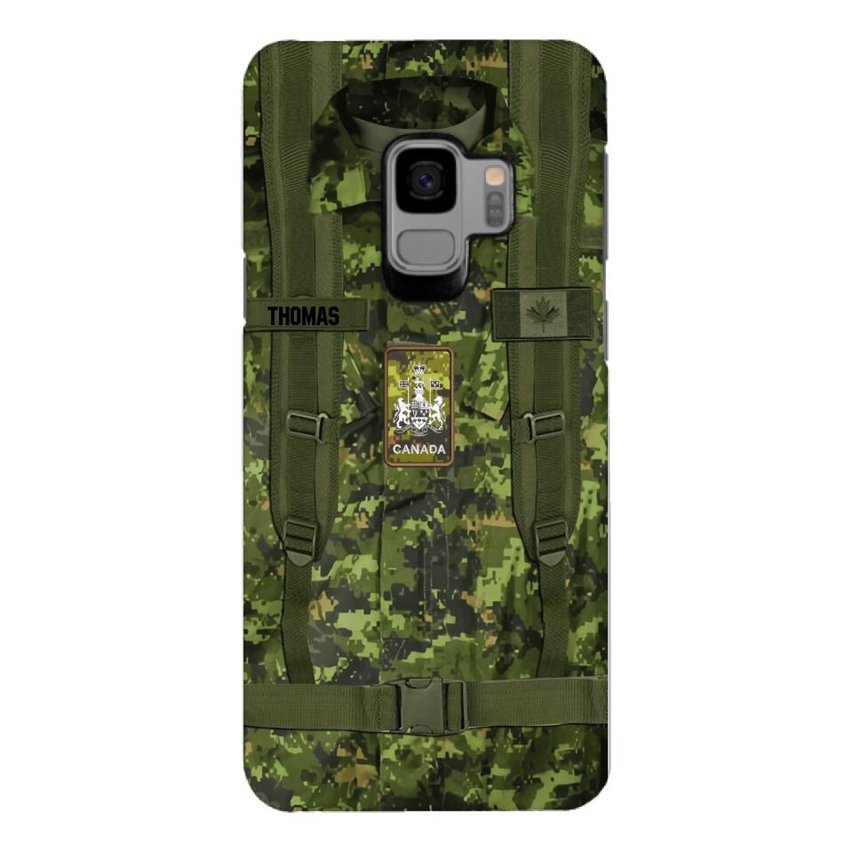 Personalized Canadian Army Camo Phone Case Printed 3T 3003