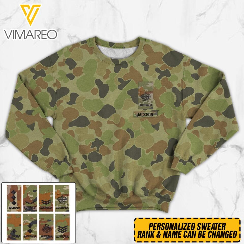 Personalized Australian Soldier Sweater Printed 22MAR-MQ29