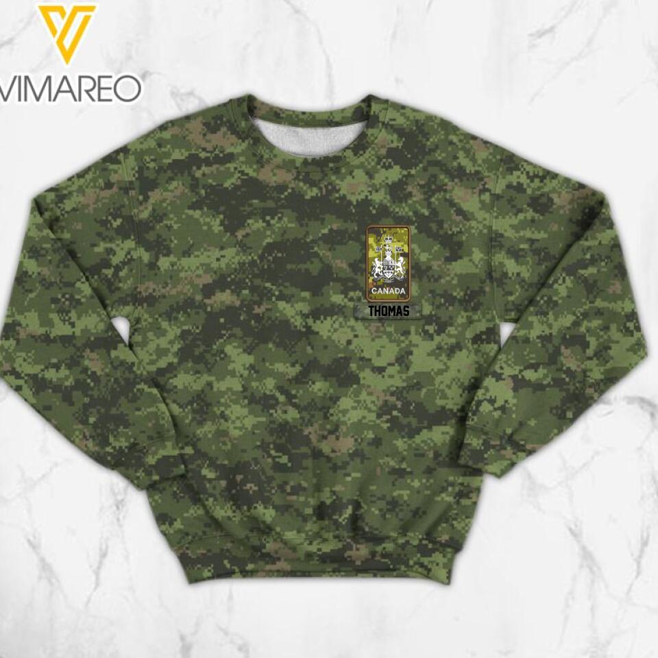 Personalized Canadian Soldier Sweater Printed 22MAR-MQ29