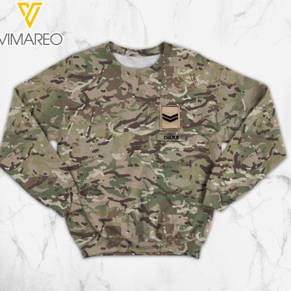 Personalized British Soldier Sweater Printed 22MAR-MQ29