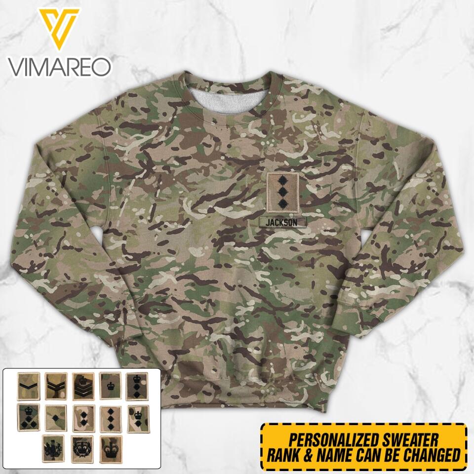 Personalized British Soldier Sweater Printed 22MAR-MQ29
