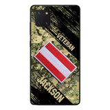 Personalized Austria Army Veteran Camo Phone Case Printed QTDT3103
