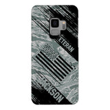 Personalized U.S Airforce Veteran Camo Phone Case Printed QTDT3103