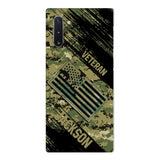 Personalized U.S Navy Veteran Camo Phone Case Printed QTDT3103