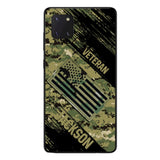 Personalized U.S Navy Veteran Camo Phone Case Printed QTDT3103