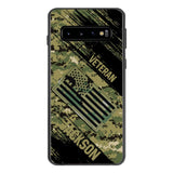 Personalized U.S Navy Veteran Camo Phone Case Printed QTDT3103