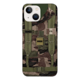 Personalized French Army Veteran Camo Phone Case Printed 3T 3103