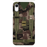 Personalized French Army Veteran Camo Phone Case Printed 3T 3103