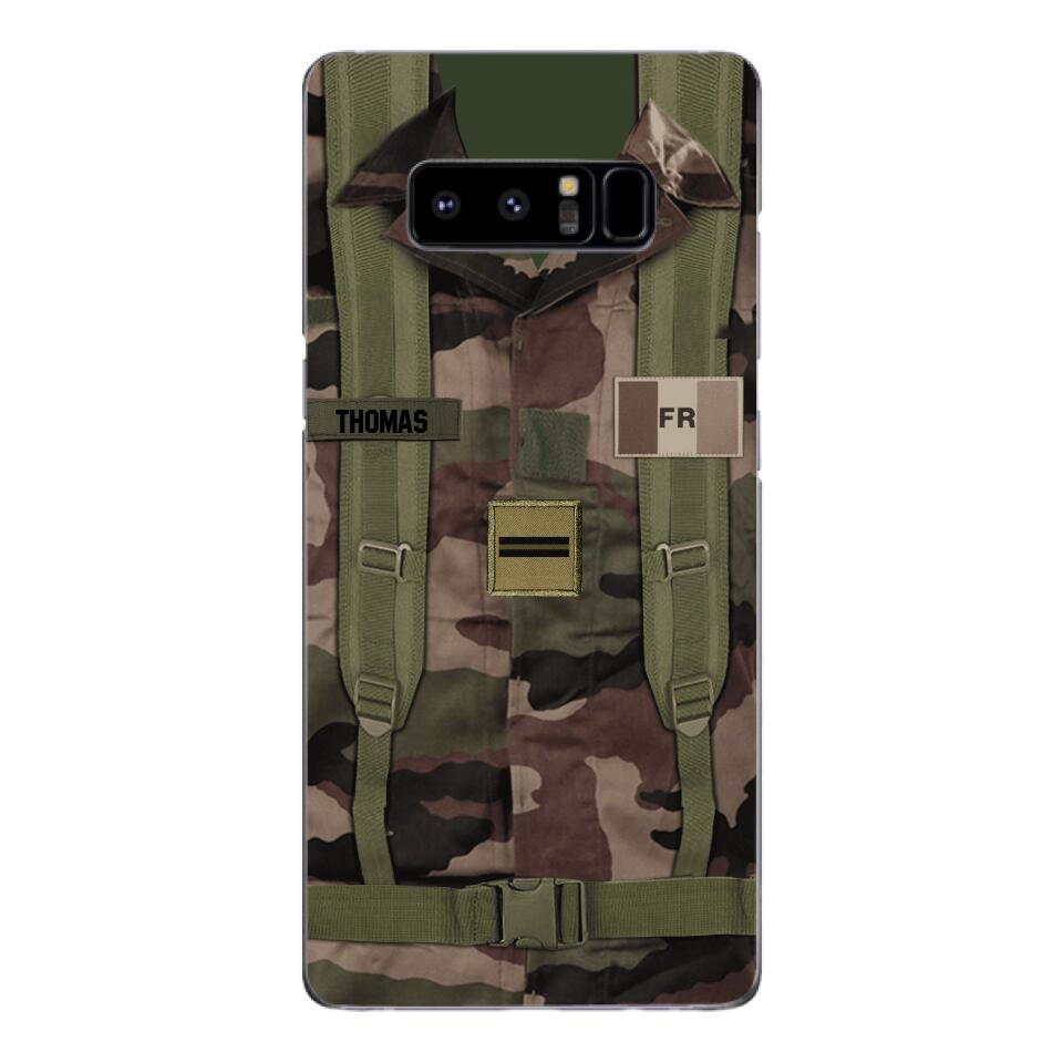 Personalized French Army Veteran Camo Phone Case Printed 3T 3103