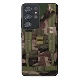 Personalized French Army Veteran Camo Phone Case Printed 3T 3103