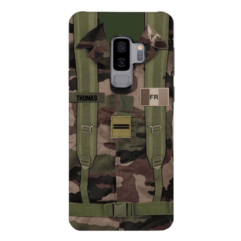 Personalized French Army Veteran Camo Phone Case Printed 3T 3103