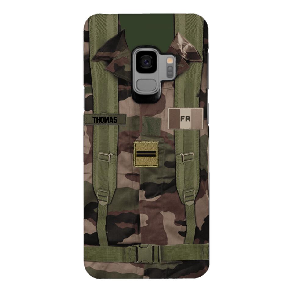 Personalized French Army Veteran Camo Phone Case Printed 3T 3103