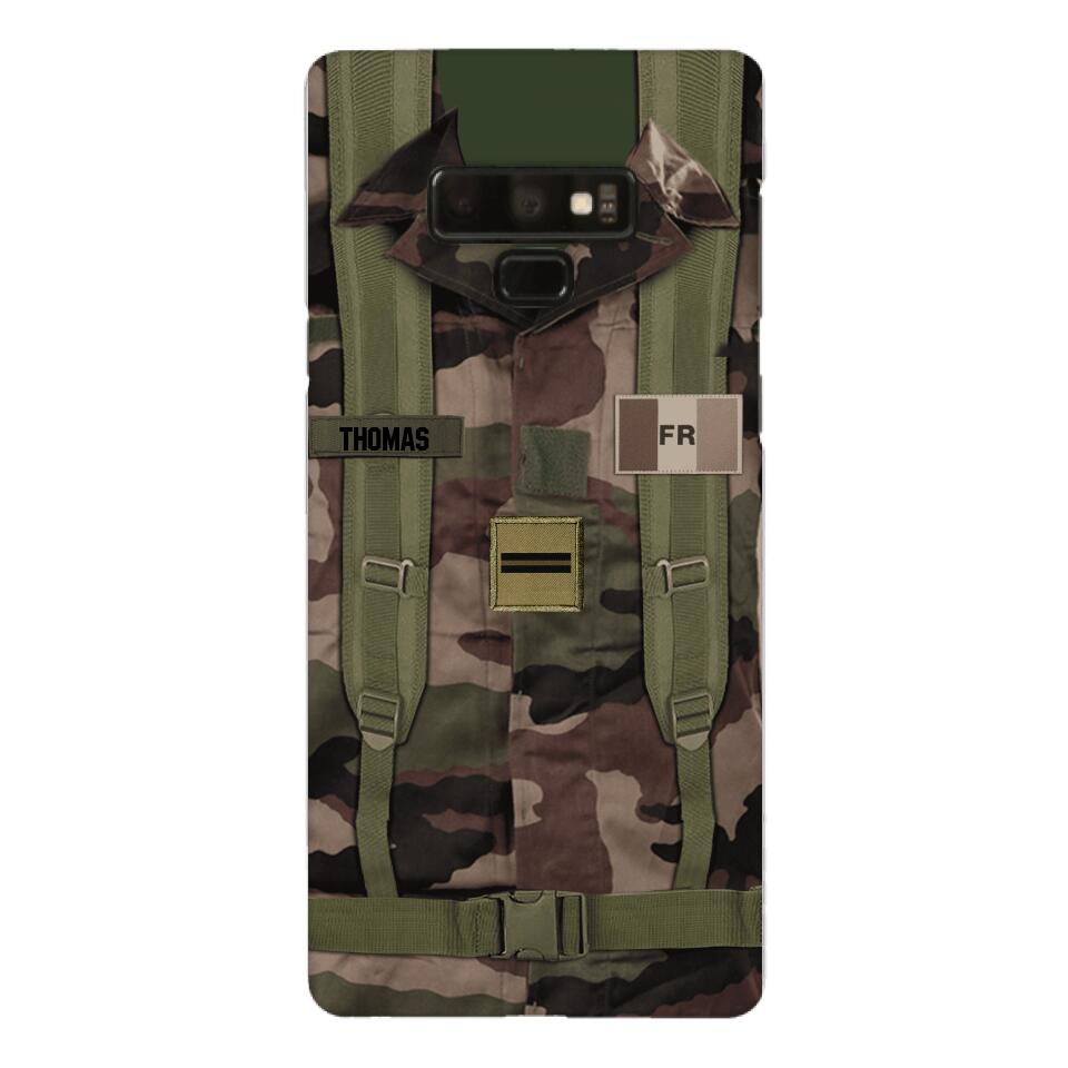 Personalized French Army Veteran Camo Phone Case Printed 3T 3103