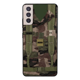 Personalized French Army Veteran Camo Phone Case Printed 3T 3103