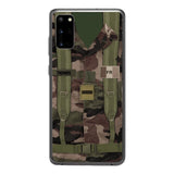Personalized French Army Veteran Camo Phone Case Printed 3T 3103