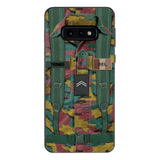 Personalized Belgium Army Veteran Camo Phone Case Printed 3T 3103