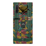 Personalized Belgium Army Veteran Camo Phone Case Printed 3T 3103