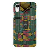 Personalized Belgium Army Veteran Camo Phone Case Printed 3T 3103