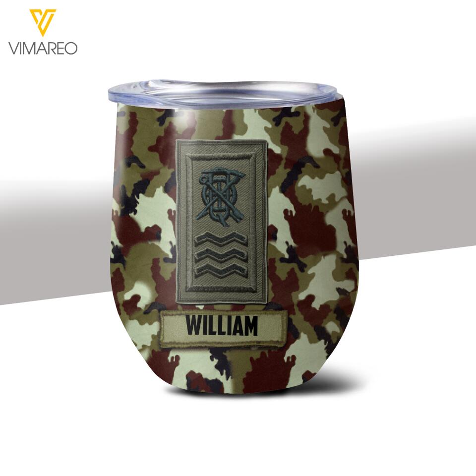 Personalized Irish Soldier/Veterans Tumbler Printed 22MAR-HQ31