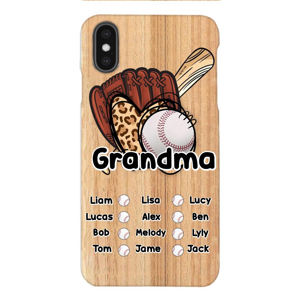 Personalized Baseball Phone Case Printed M3Q 3103