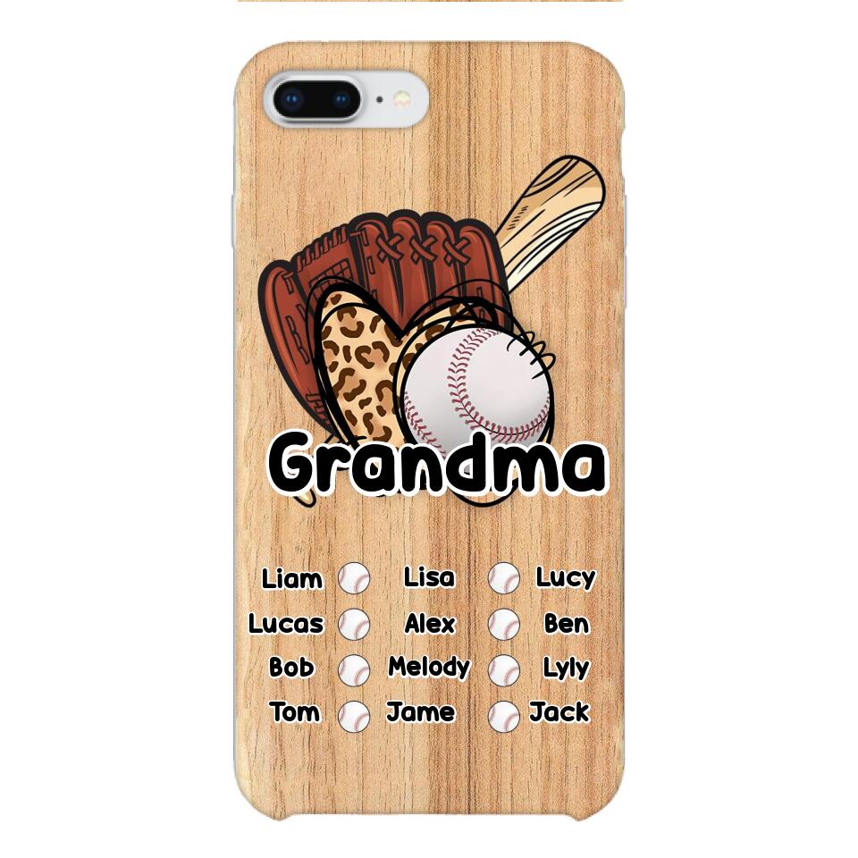 Personalized Baseball Phone Case Printed M3Q 3103