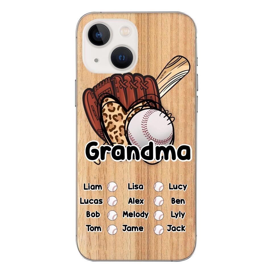 Personalized Baseball Phone Case Printed M3Q 3103