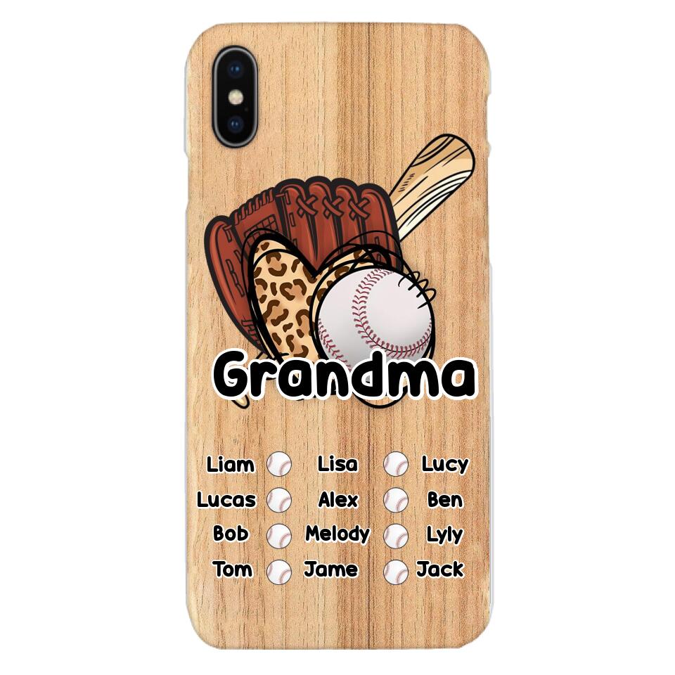 Personalized Baseball Phone Case Printed M3Q 3103