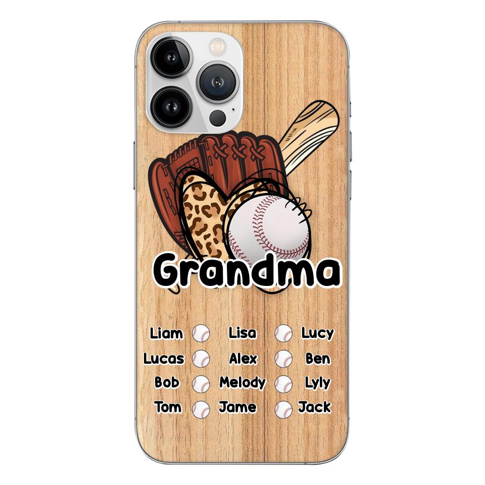 Personalized Baseball Phone Case Printed M3Q 3103