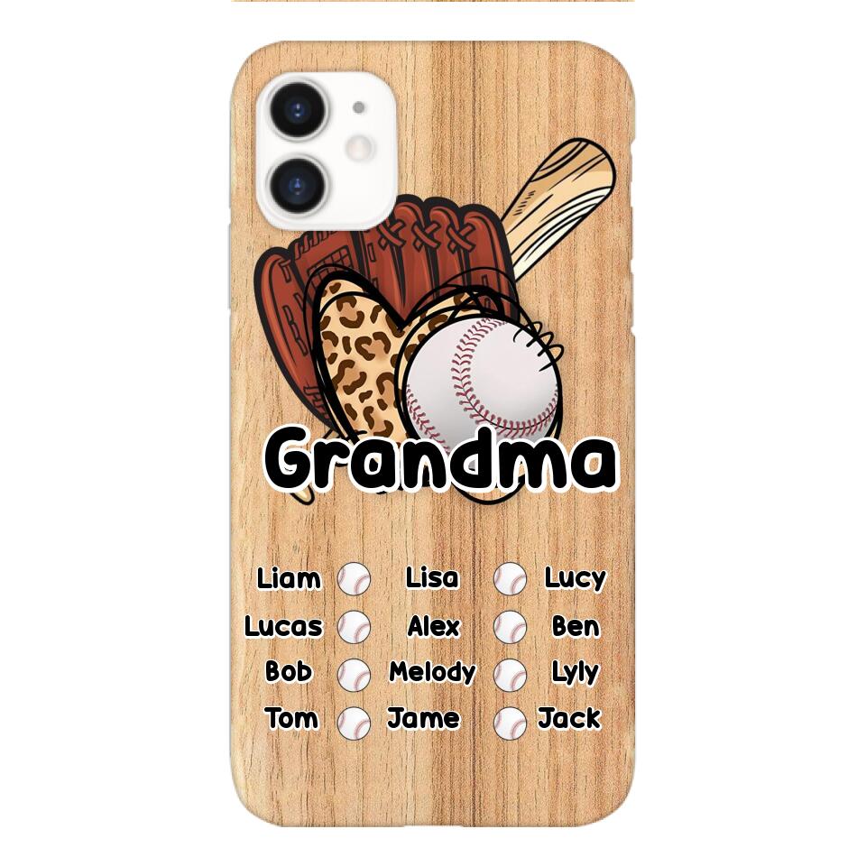 Personalized Baseball Phone Case Printed M3Q 3103