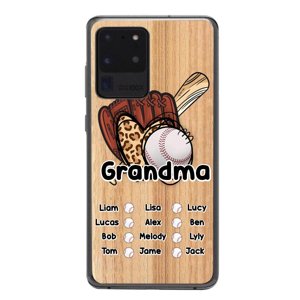 Personalized Baseball Phone Case Printed M3Q 3103