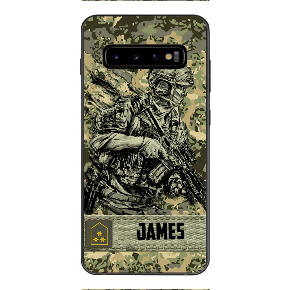 Personalized Austrian Soldier/Veterans Phone Case Printed 22MAR-LN31