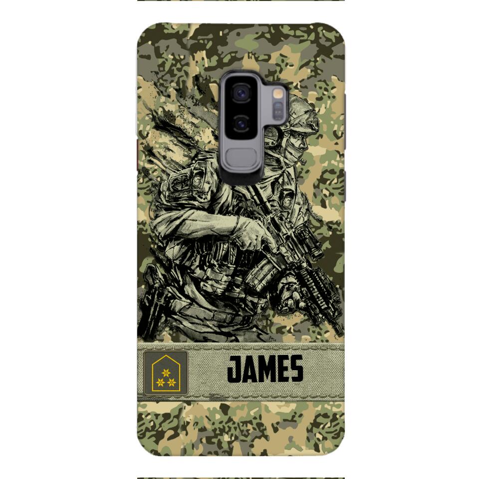Personalized Austrian Soldier/Veterans Phone Case Printed 22MAR-LN31