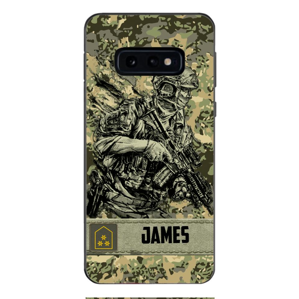 Personalized Austrian Soldier/Veterans Phone Case Printed 22MAR-LN31