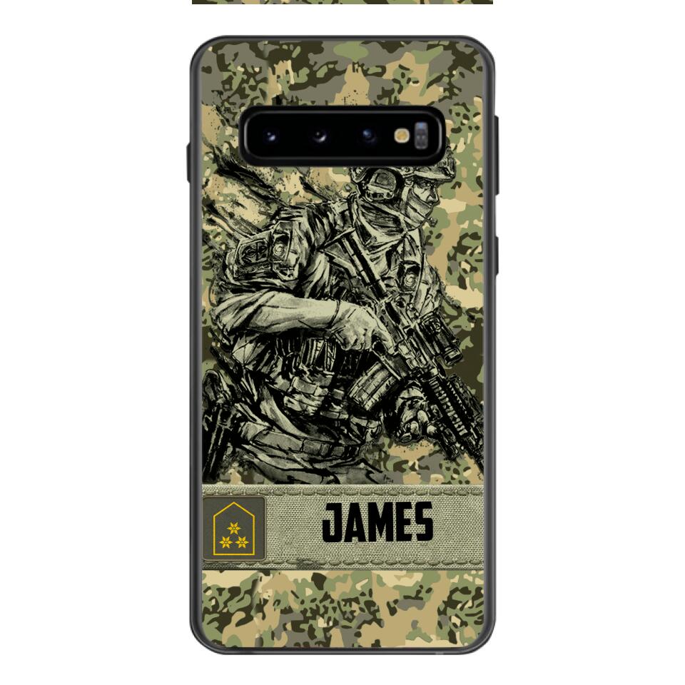 Personalized Austrian Soldier/Veterans Phone Case Printed 22MAR-LN31