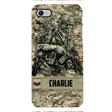 Personalized British Soldier/Veterans Phone Case Printed 22MAR-LN31