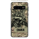 Personalized British Soldier/Veterans Phone Case Printed 22MAR-LN31