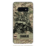 Personalized British Soldier/Veterans Phone Case Printed 22MAR-LN31