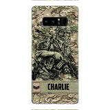 Personalized British Soldier/Veterans Phone Case Printed 22MAR-LN31