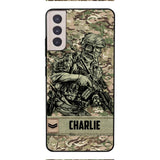 Personalized British Soldier/Veterans Phone Case Printed 22MAR-LN31