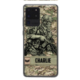 Personalized British Soldier/Veterans Phone Case Printed 22MAR-LN31