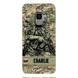 Personalized British Soldier/Veterans Phone Case Printed 22MAR-LN31