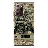 Personalized British Soldier/Veterans Phone Case Printed 22MAR-LN31