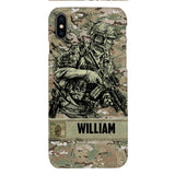 Personalized U.S Soldier/Veterans Phone Case Printed 22MAR-LN31