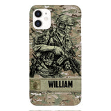 Personalized U.S Soldier/Veterans Phone Case Printed 22MAR-LN31