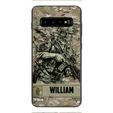 Personalized U.S Soldier/Veterans Phone Case Printed 22MAR-LN31